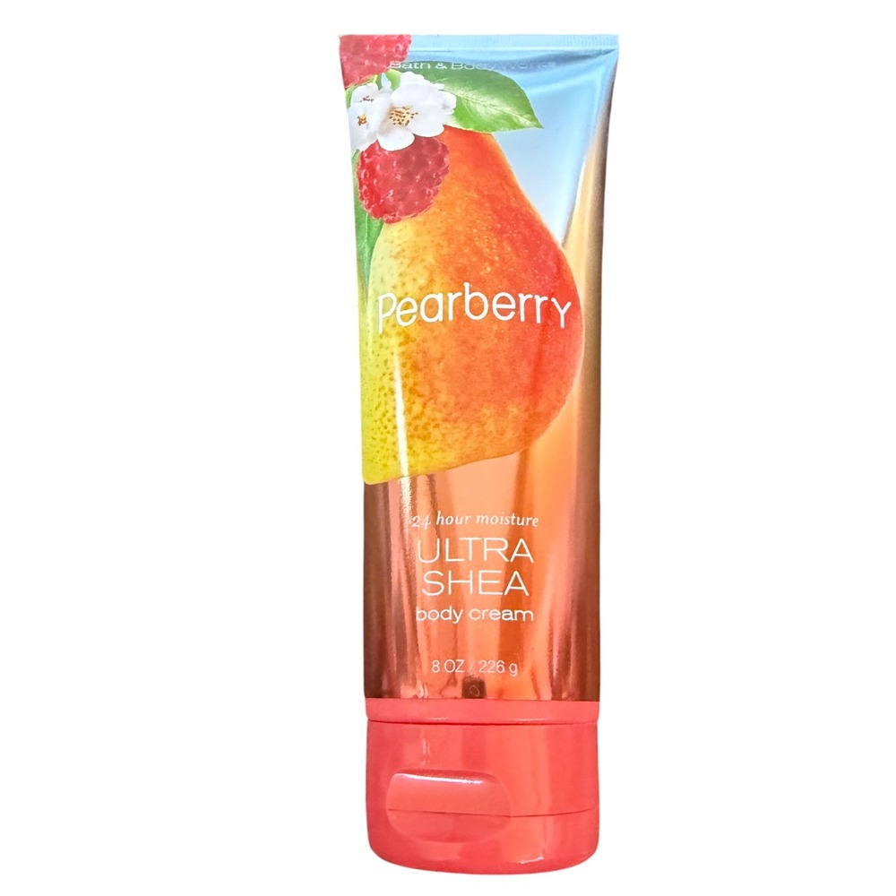 Bath & Body Works Pearberry Ultra Shea‎ Body Cream 8oz Moisturizing Lotion Rare